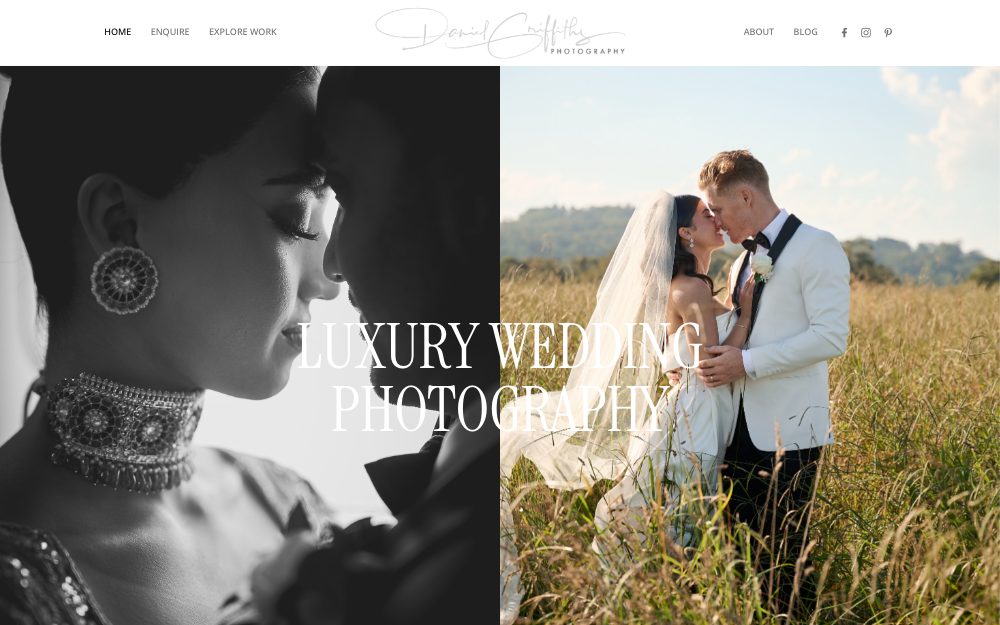 Daniel Griffiths Photography homepage